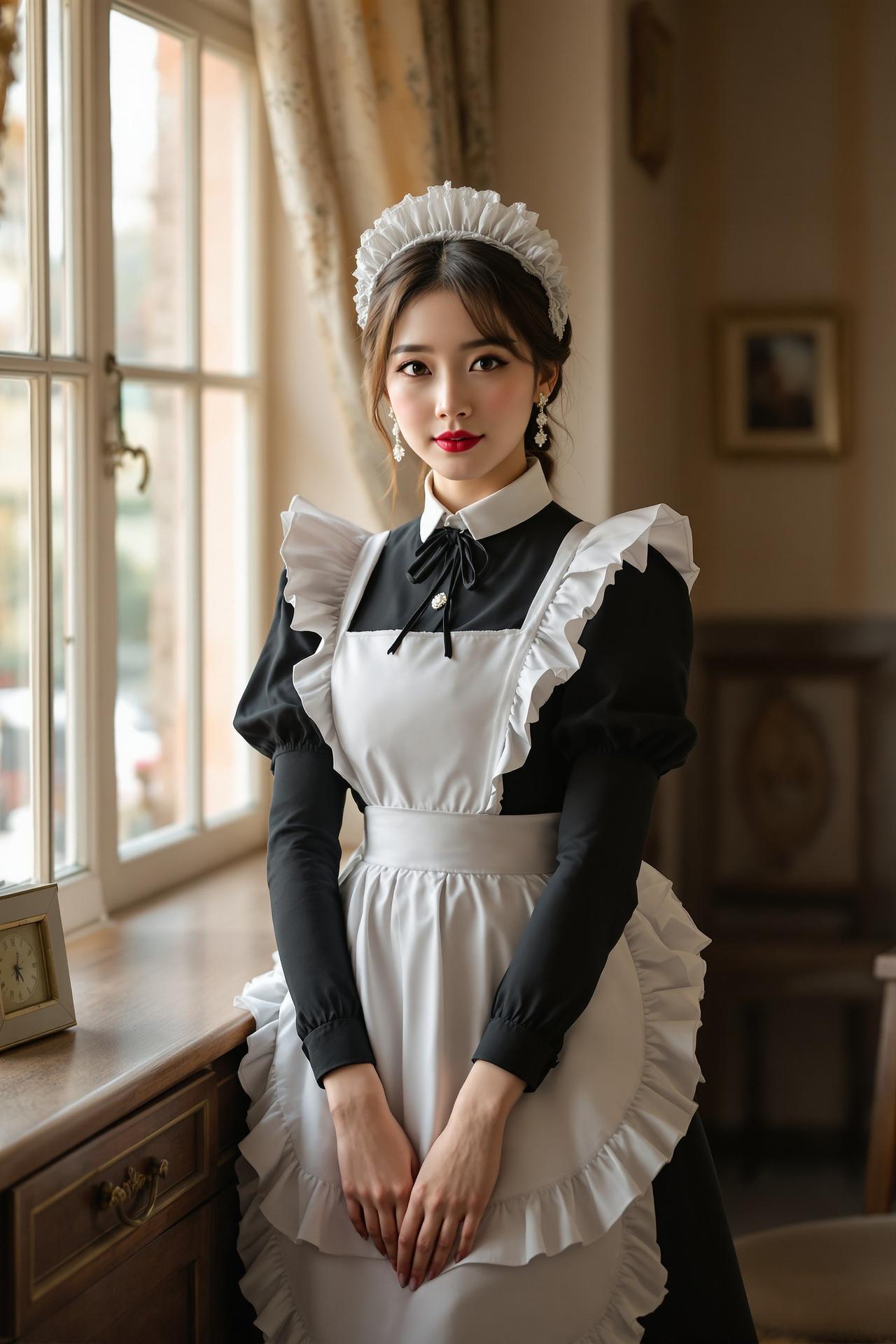 吃瓜福利-优雅女仆-女仆装写真作品